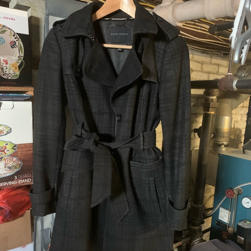 Banana Republic Italian wooden coat